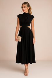 July | Elegant Maxi Dress with Cutouts 0