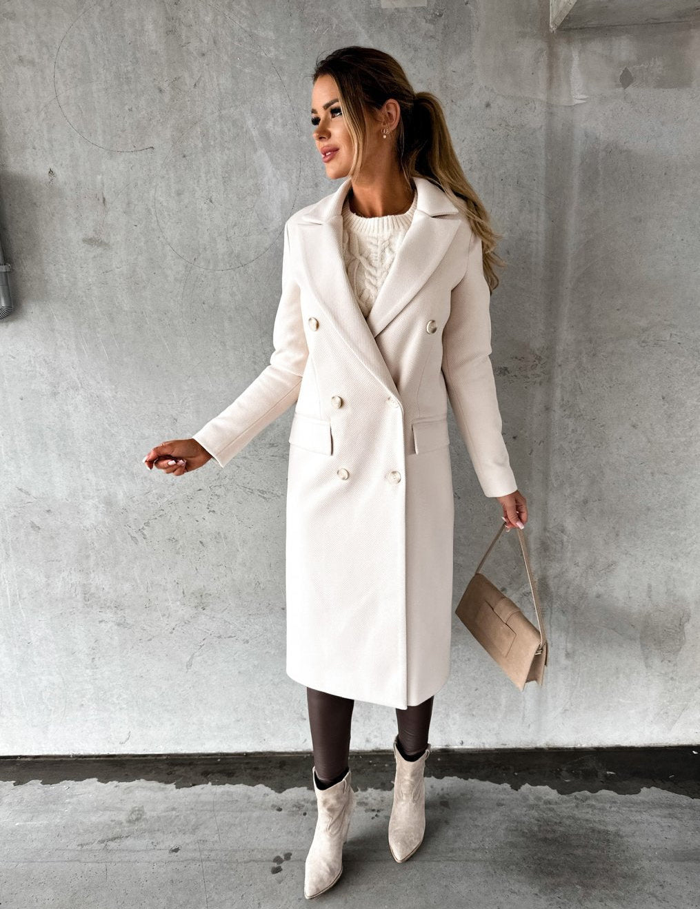 KATE | Woolen Coat Long Fit Women 2