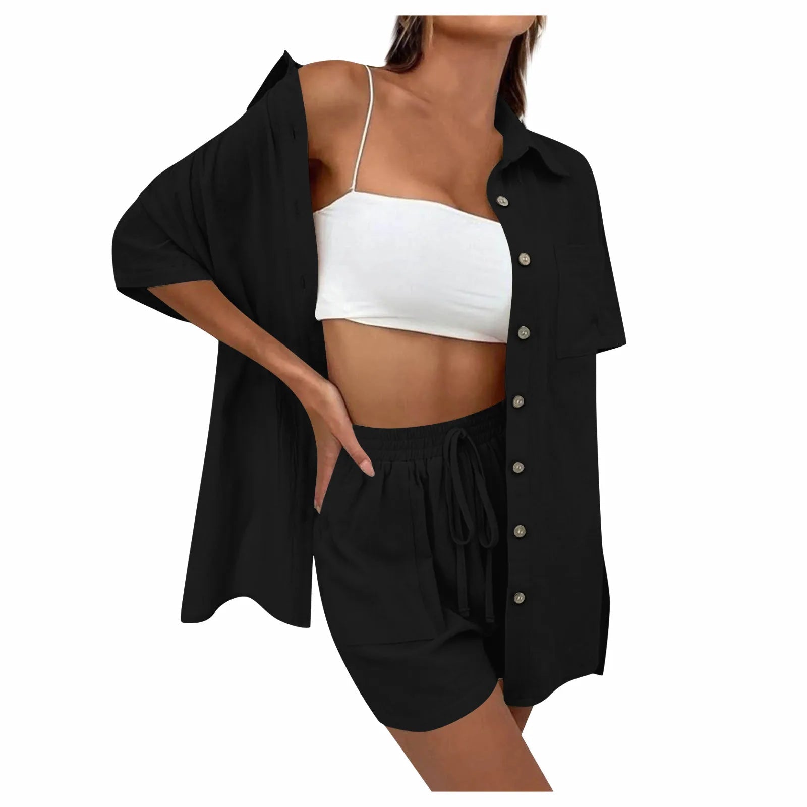 KIRRA | Comfy Loose Top and Casual Short Set 4