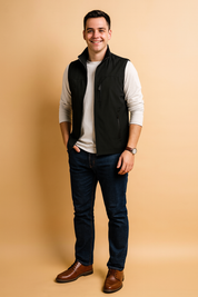 Kacper | Elegant Vest with Stand-Up Collar 0