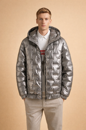 Kacper | Men's down jacket with an urban, modern cut 0