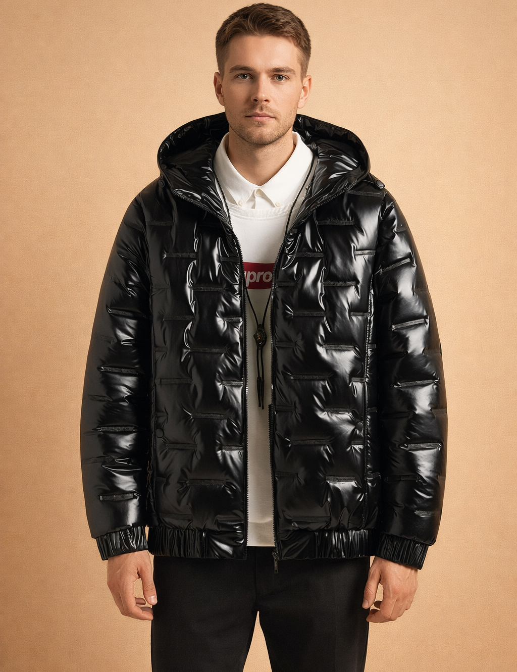 Kacper | Men's down jacket with an urban, modern cut 1