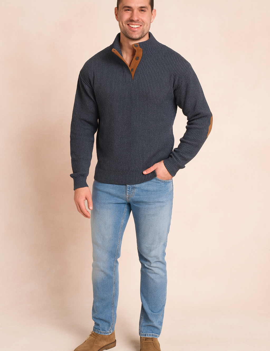 Kajetan | Retro Buttoned Sweater 1