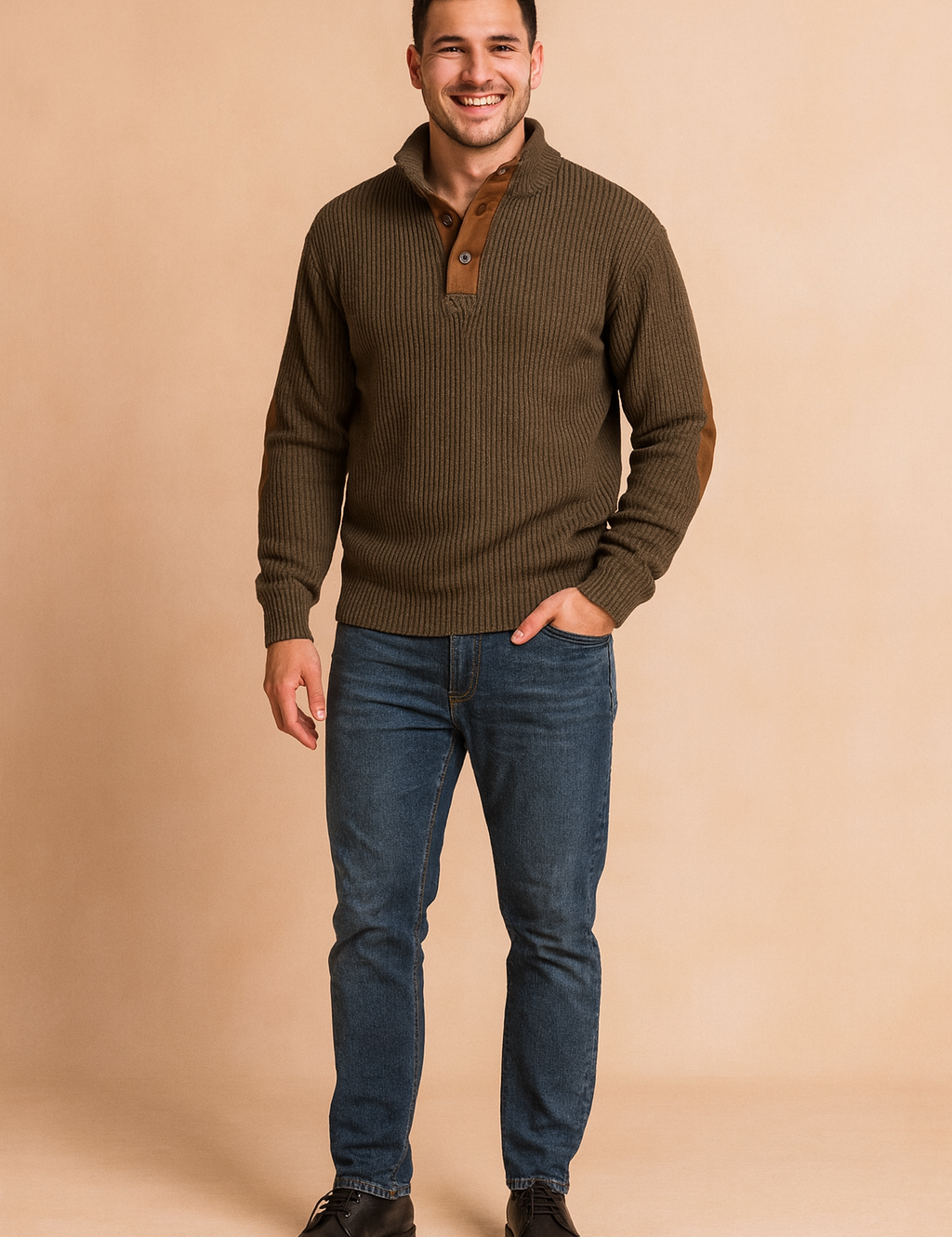 Kajetan | Retro Buttoned Sweater 2