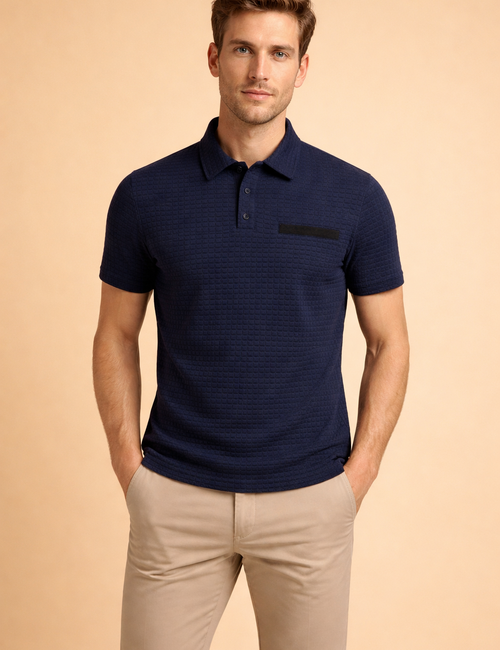 Kamil | Modern, structured short-sleeved polo shirt 11