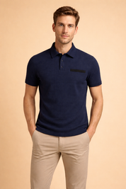 Kamil | Modern, structured short-sleeved polo shirt 11