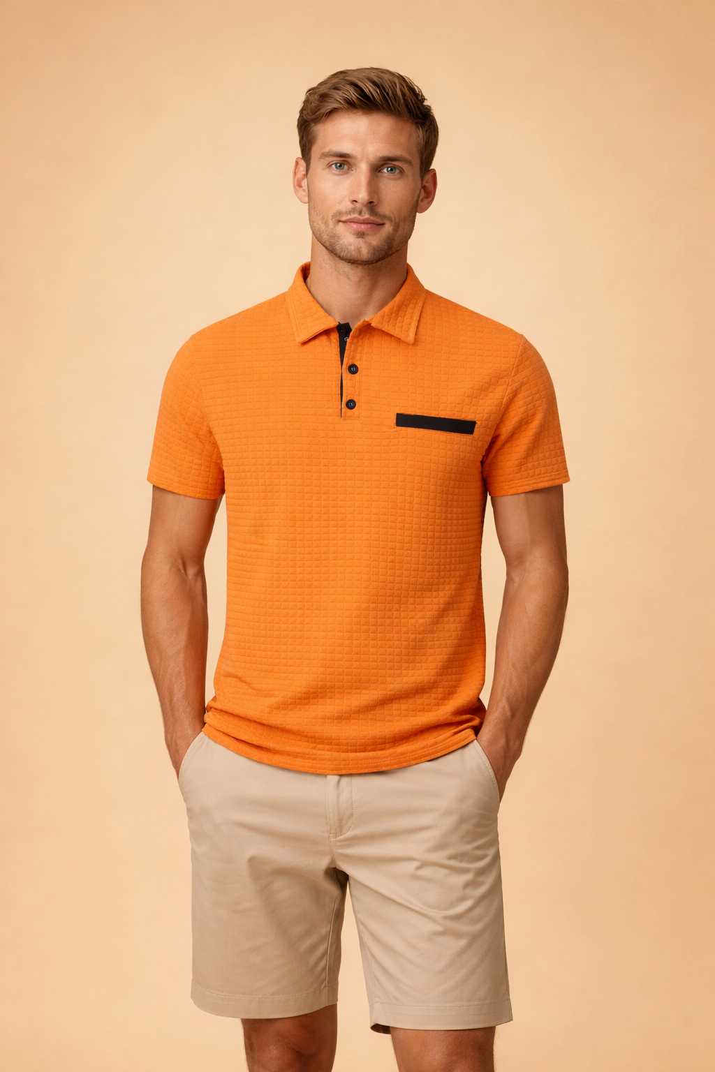 Kamil | Modern, structured short-sleeved polo shirt 4