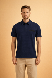 Kamil | Modern, structured short-sleeved polo shirt 5
