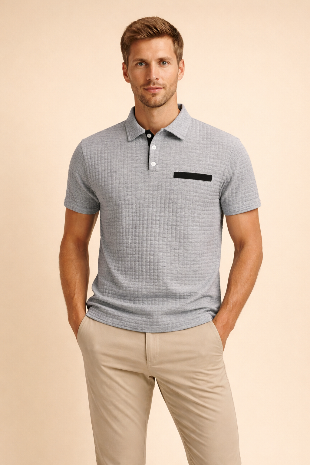 Kamil | Modern, structured short-sleeved polo shirt 6