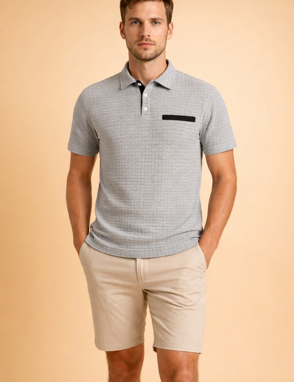 Kamil | Modern, structured short-sleeved polo shirt 9