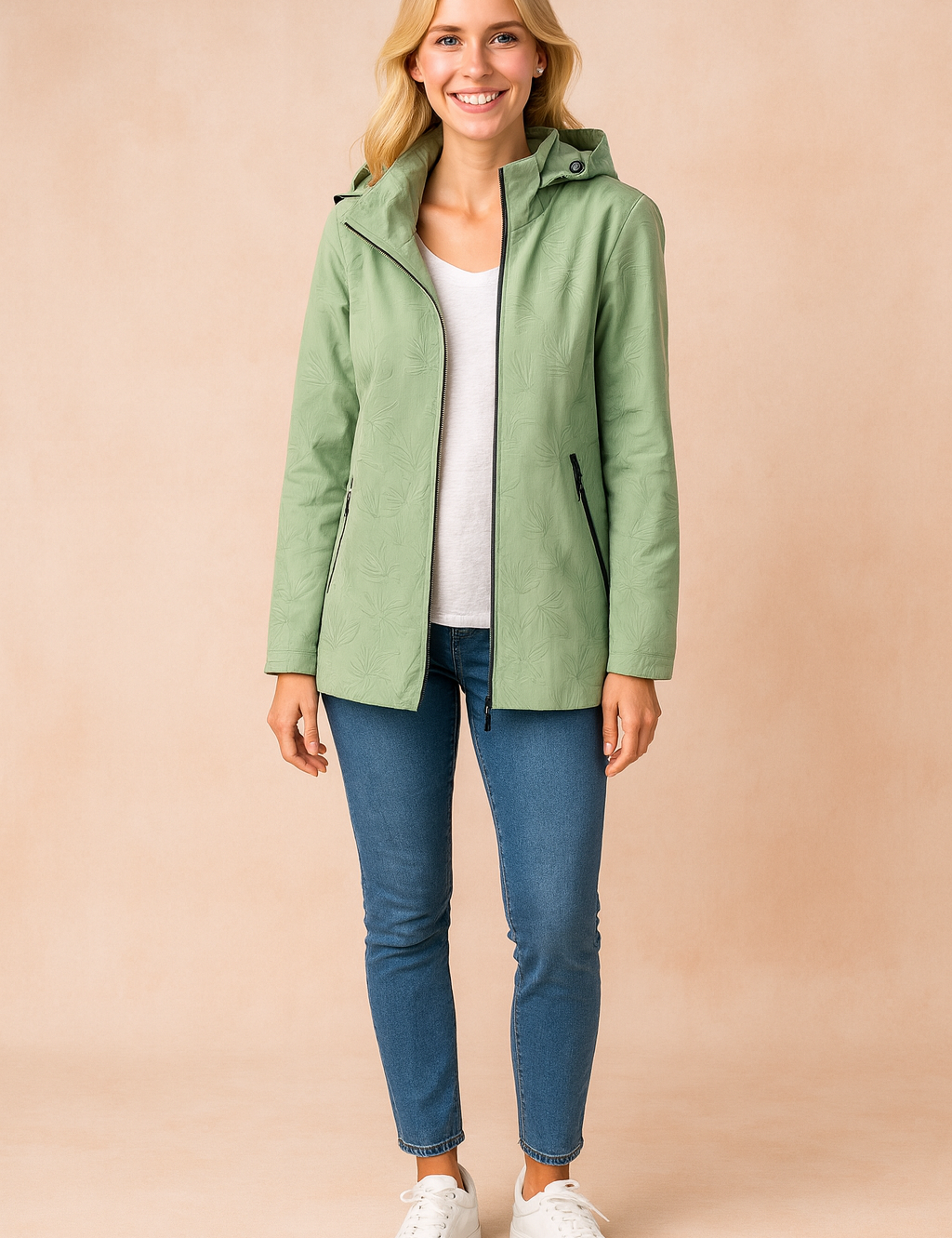 Karina | Winter Jacket with Hood and Fashionable Pattern 1