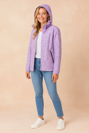 Karina | Winter Jacket with Hood and Fashionable Pattern 2