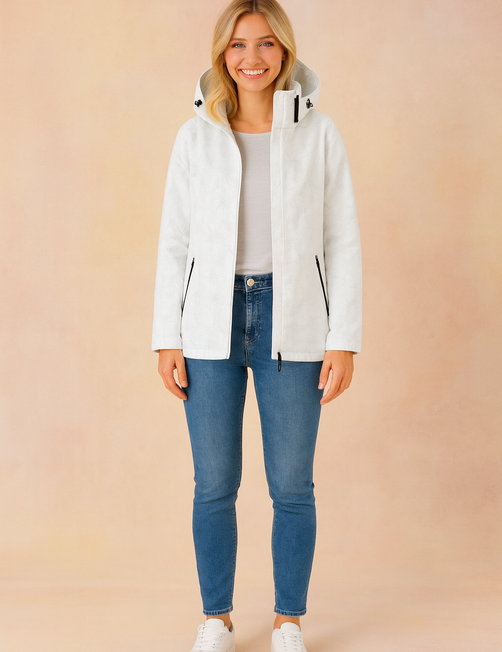 Karina | Winter Jacket with Hood and Fashionable Pattern 3