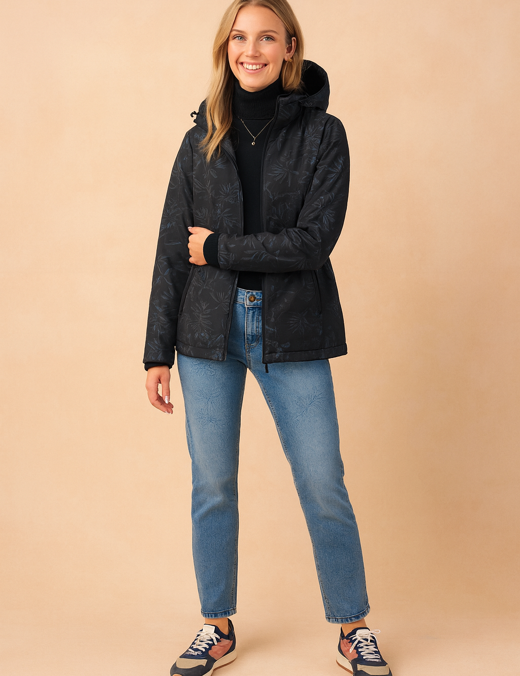 Karina | Winter Jacket with Hood and Fashionable Pattern 5