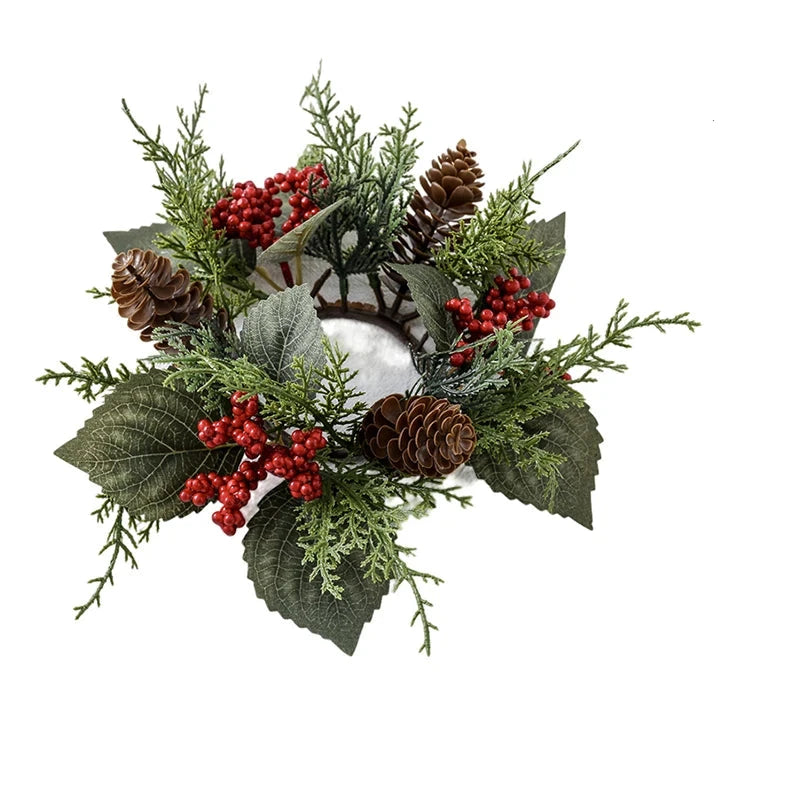 KransElegance | Candlestick centerpiece for Christmas decoration 0