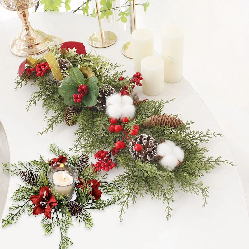 KransElegance | Candlestick centerpiece for Christmas decoration 4