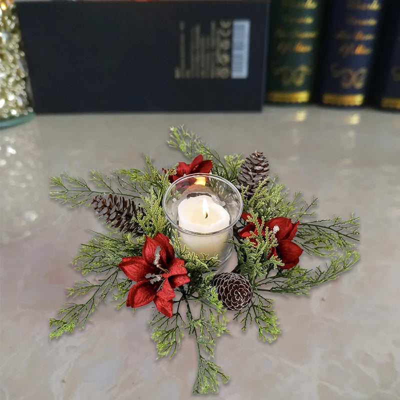 KransElegance | Candlestick centerpiece for Christmas decoration 5