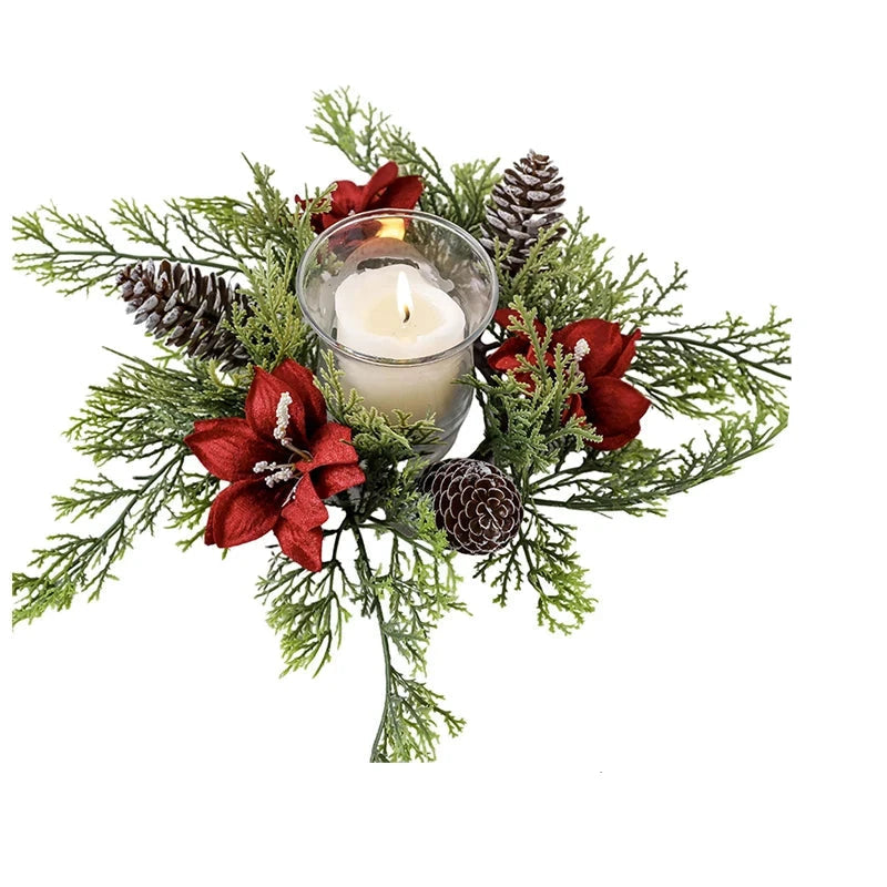 KransElegance | Candlestick centerpiece for Christmas decoration 6
