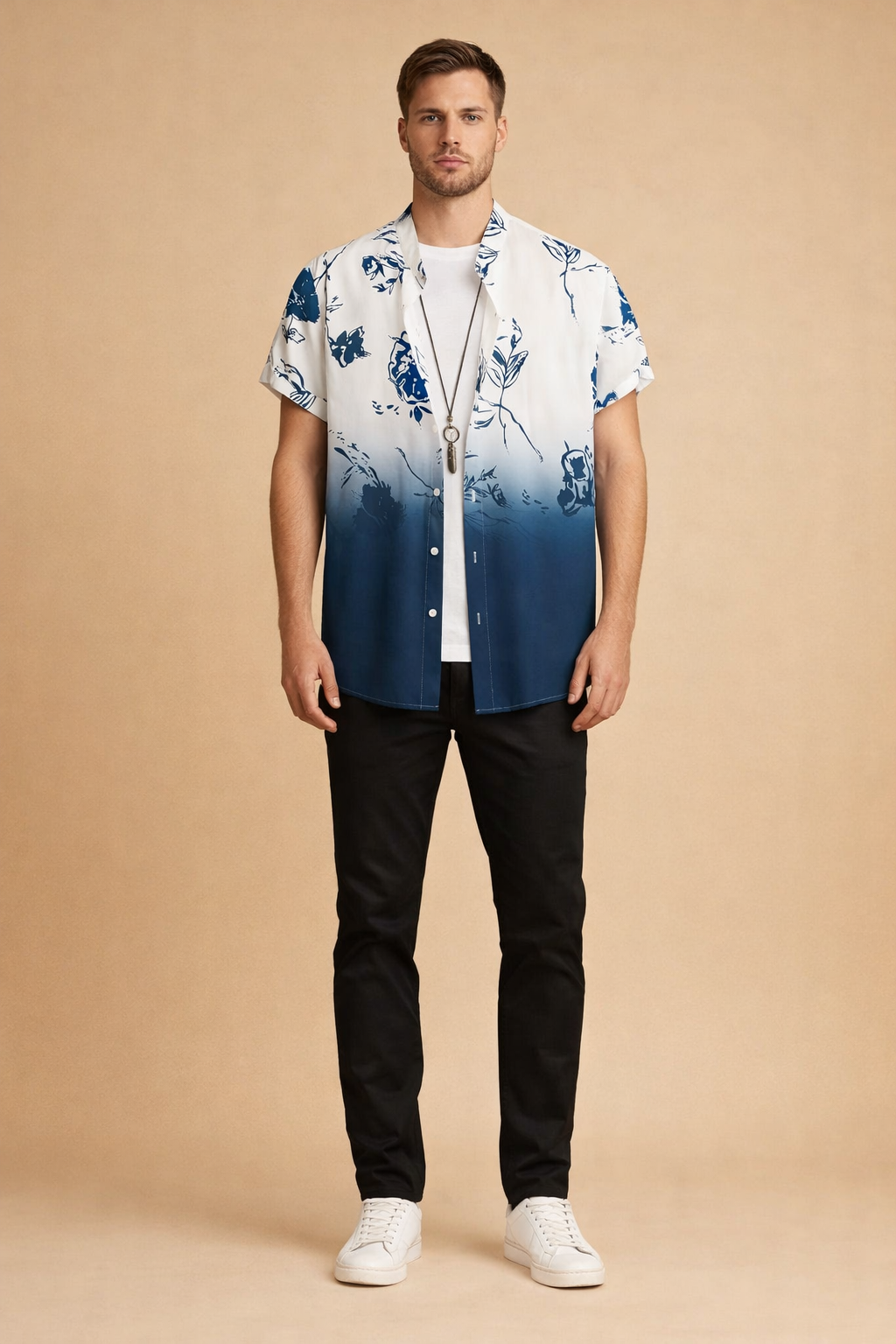 White Blue A