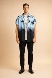 Krzysztof | Men's Hawaiian-style shirt with a 3D floral print for casual days 3