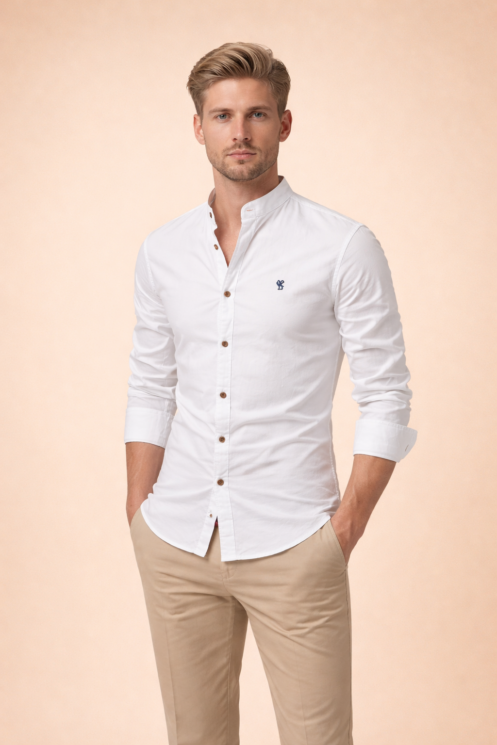 Krzysztof | Men's casual long-sleeved button-down top 4