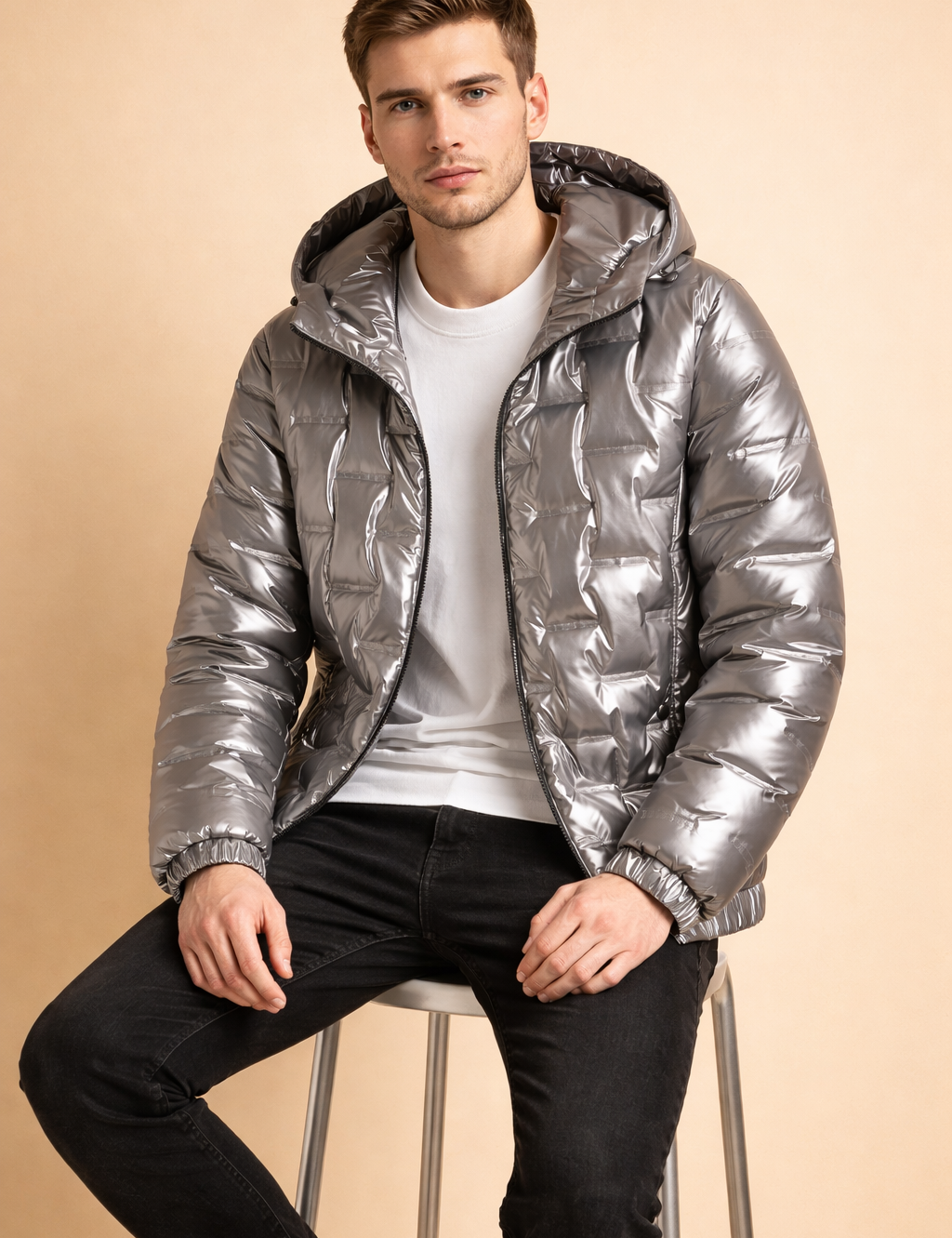Krzysztof | Modern Men's Down Jacket in Urban Style 0