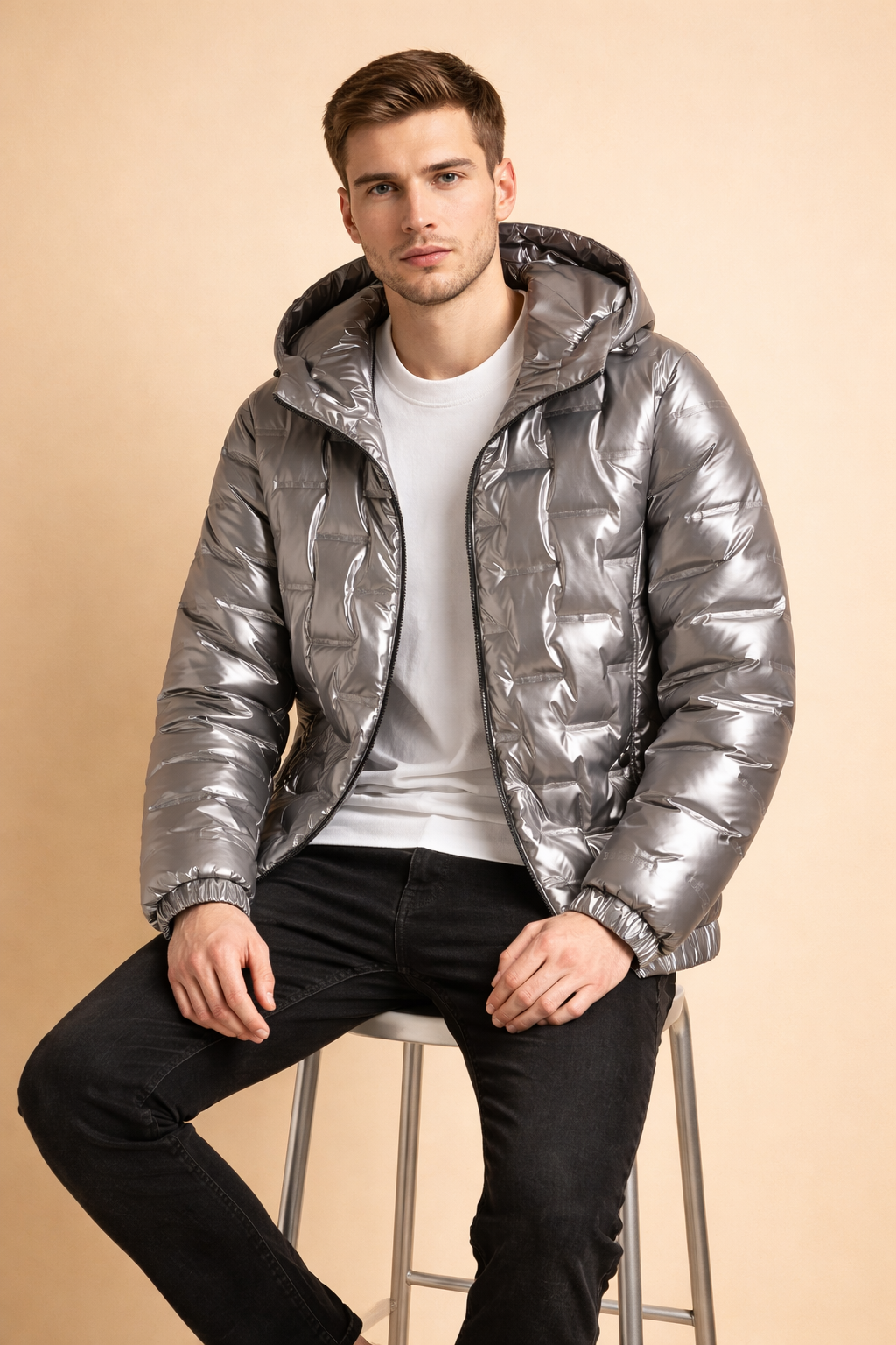 Krzysztof | Modern Men's Down Jacket in Urban Style 0