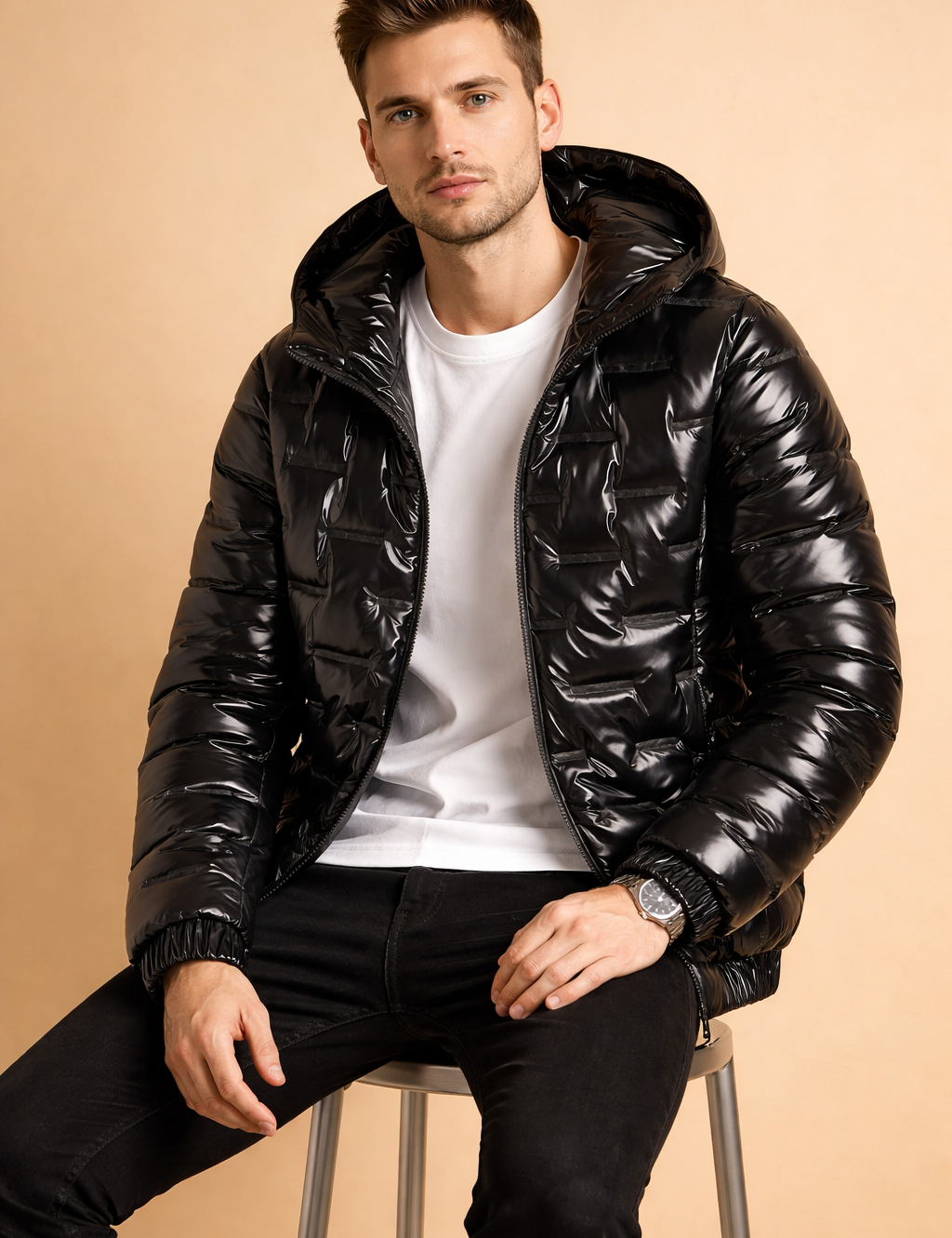 Krzysztof | Modern Men's Down Jacket in Urban Style 1