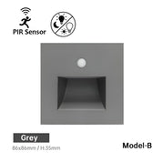 LED Motion Sensor Stair Light, Energy-Efficient Indoor Step Lighting in Gold, Black, White, and Silver 6