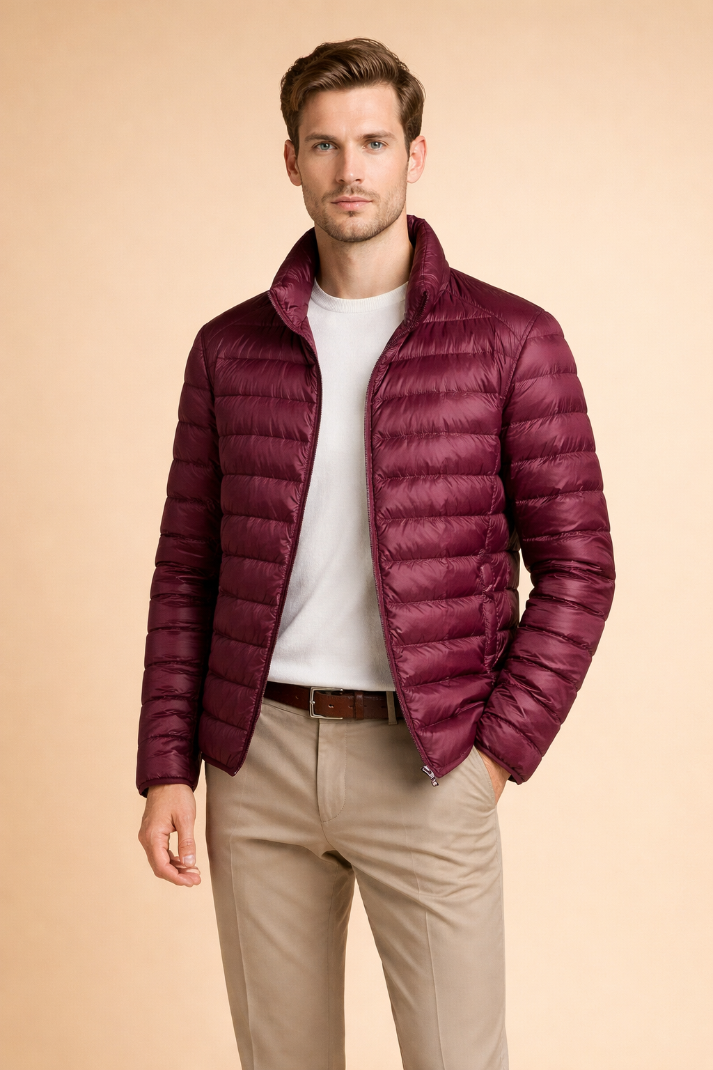 Leo | Men's Zipper Down Jacket 0