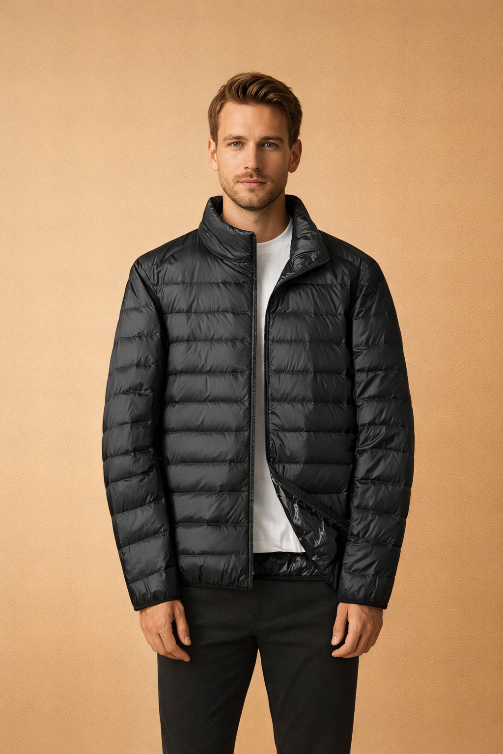 Leo | Men's Zipper Down Jacket 1
