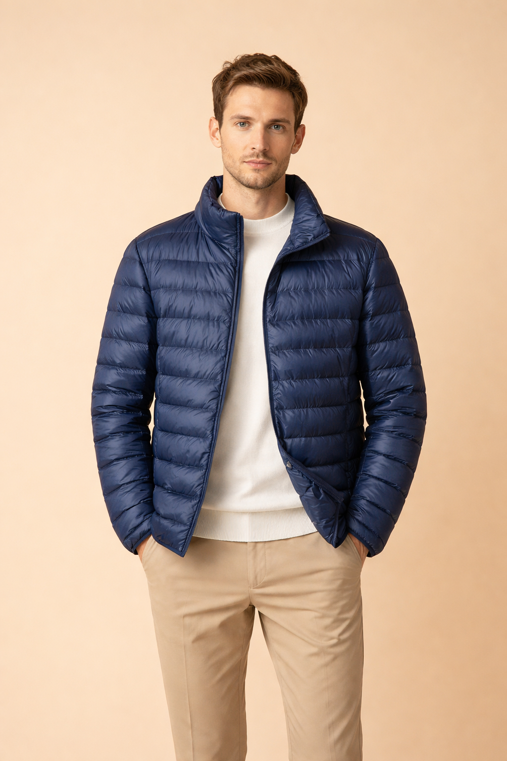 Leo | Men's Zipper Down Jacket 6