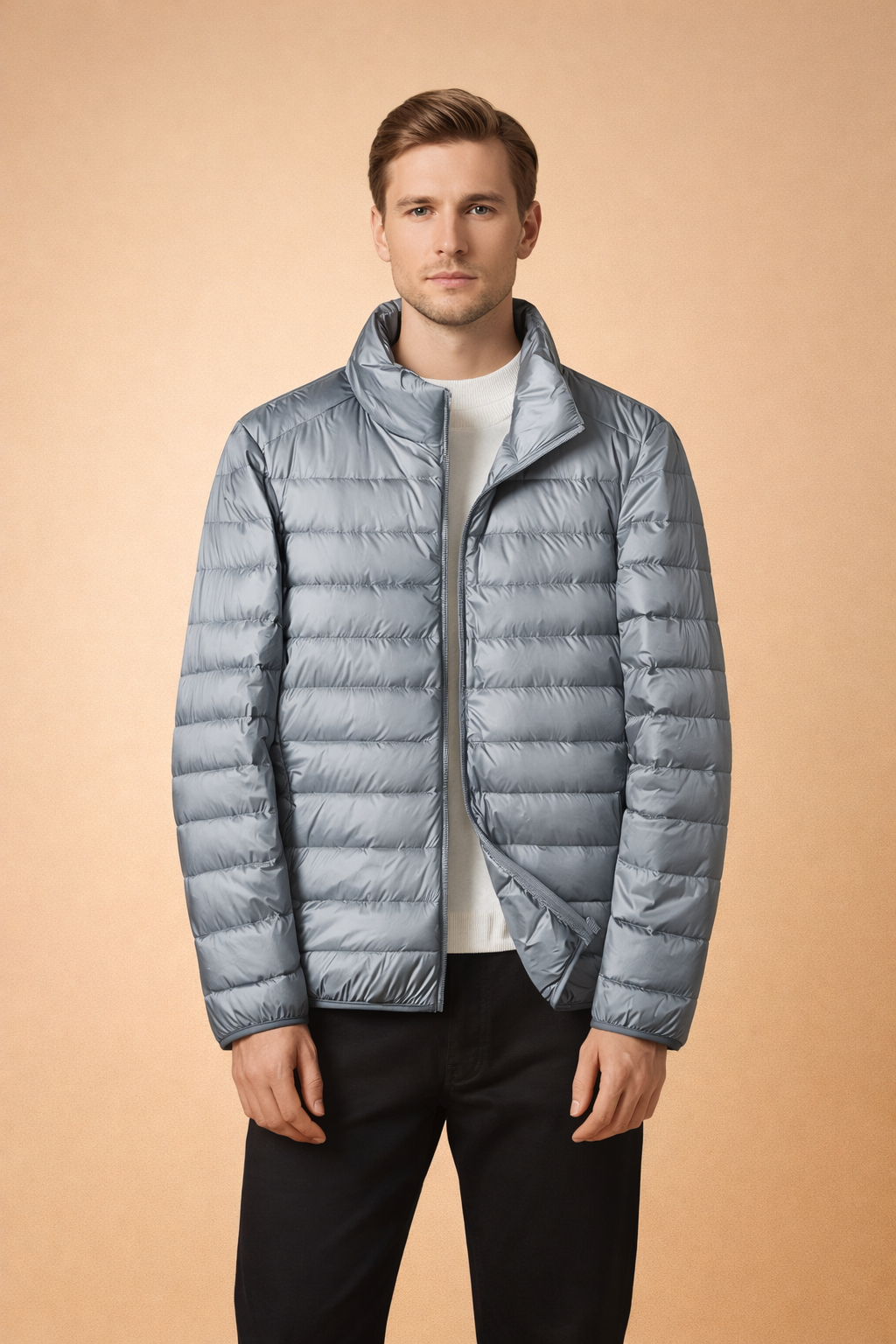 Leo | Men's Zipper Down Jacket 8