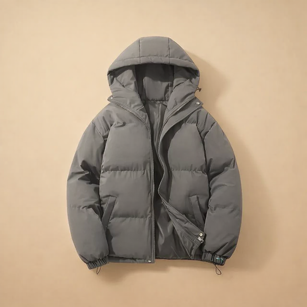 Levent | Modern men's hooded down jacket 4