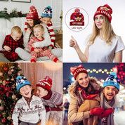 Light Up Christmas Hat with Colorful LED Lights – Stretchy Knit Beanie for All Ages and Holiday Celebrations 5