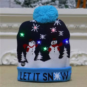 Light Up Christmas Hat with Colorful LED Lights – Stretchy Knit Beanie for All Ages and Holiday Celebrations 9