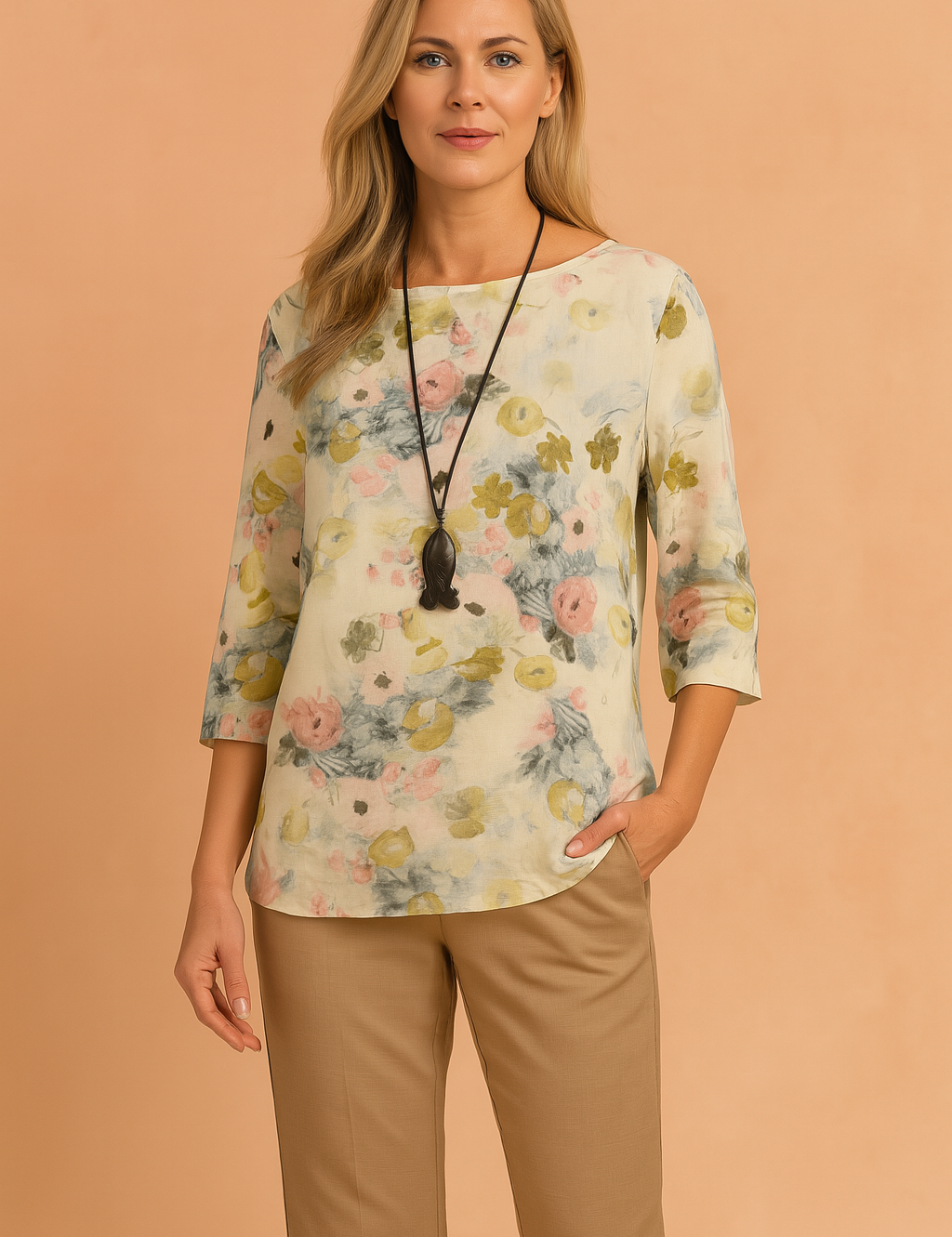 Lilia | Floral loose-fitting blouse 1