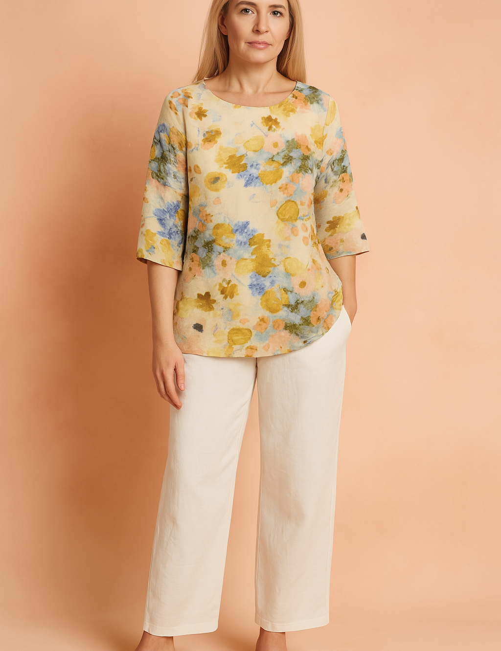 Lilia | Floral loose-fitting blouse 2