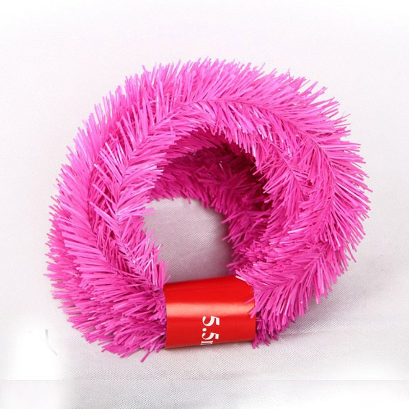 Long Christmas decoration with pine tree 0