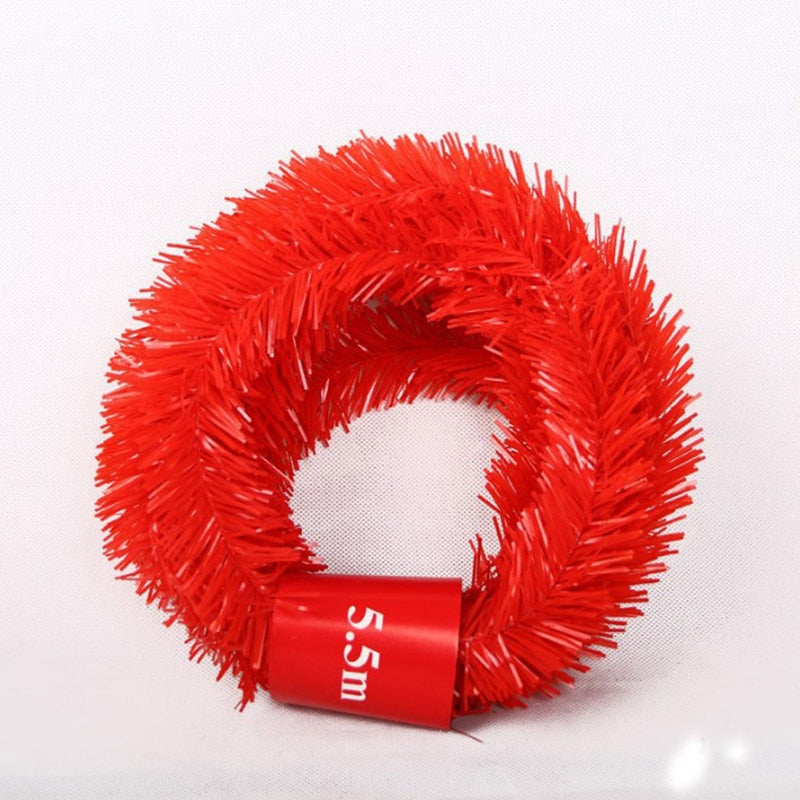 Long Christmas decoration with pine tree 2