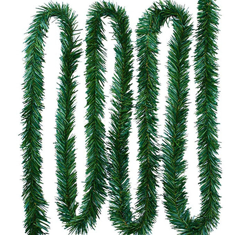 Long Christmas decoration with pine tree 5