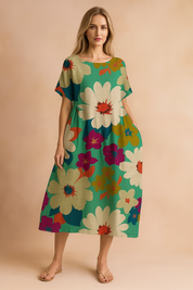 Lottie | Flowy Floral Boho Dress 10