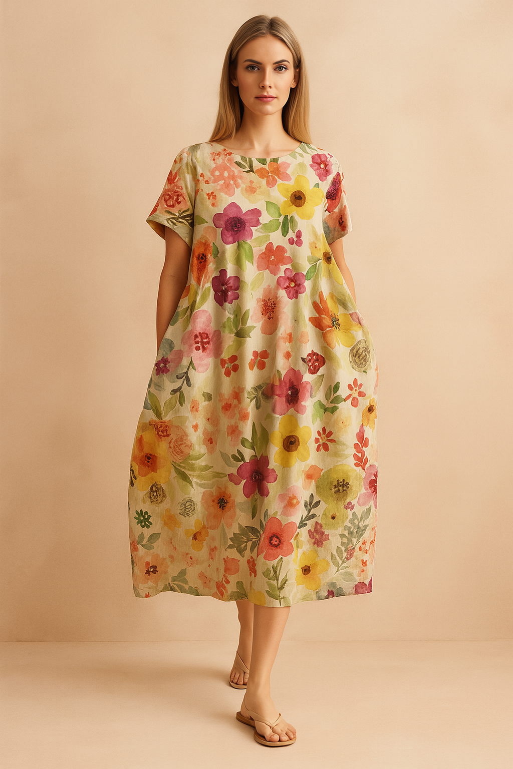 Lottie | Flowy Floral Boho Dress 6