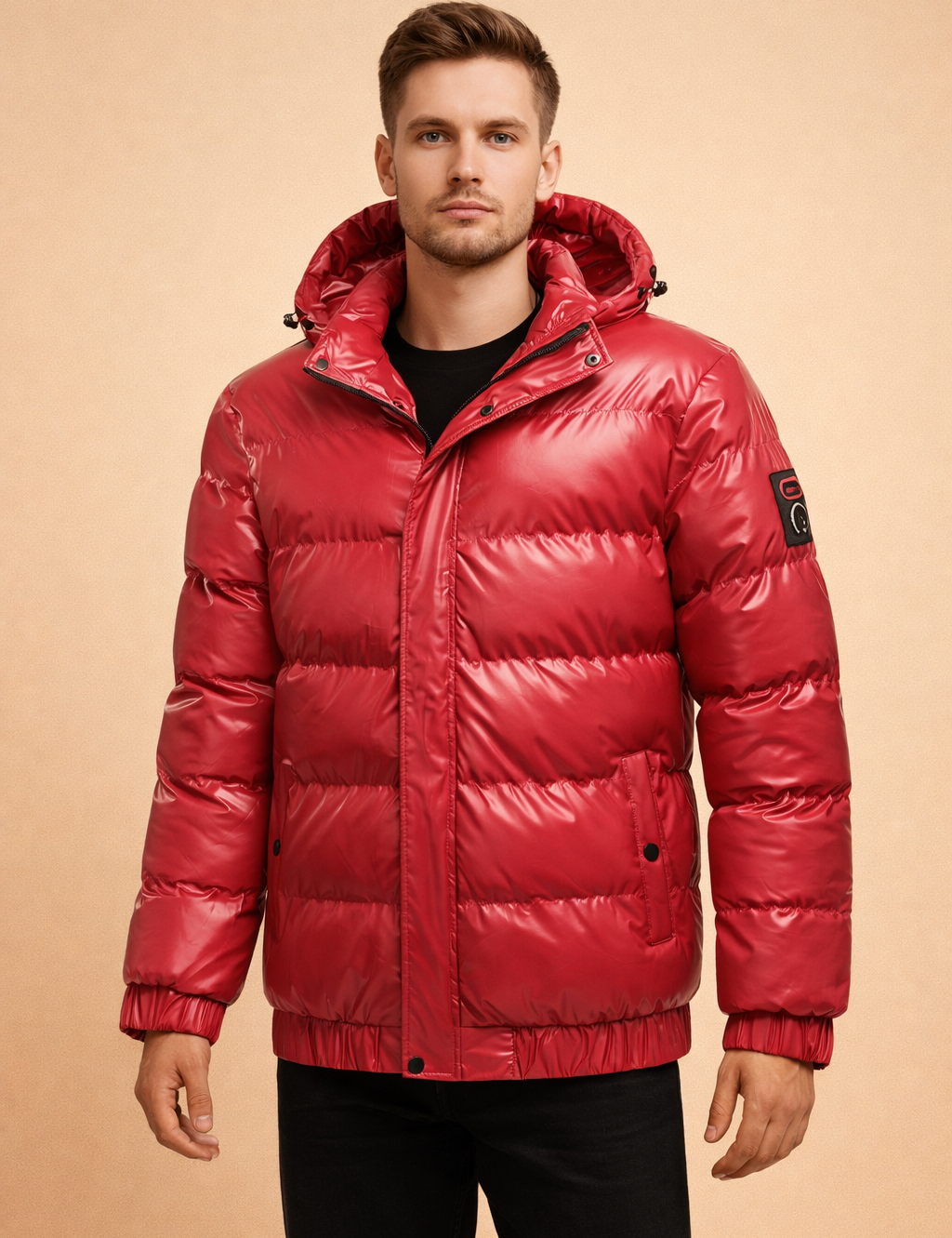 Lucian | Men's Quilted Hooded Jacket – Modern Urban Winter Style 0