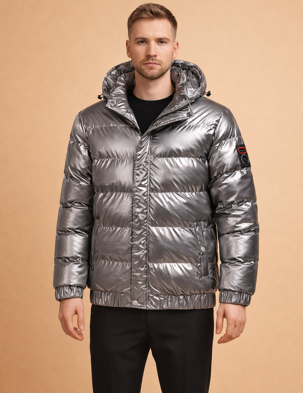 Lucian | Men's Quilted Hooded Jacket – Modern Urban Winter Style 1