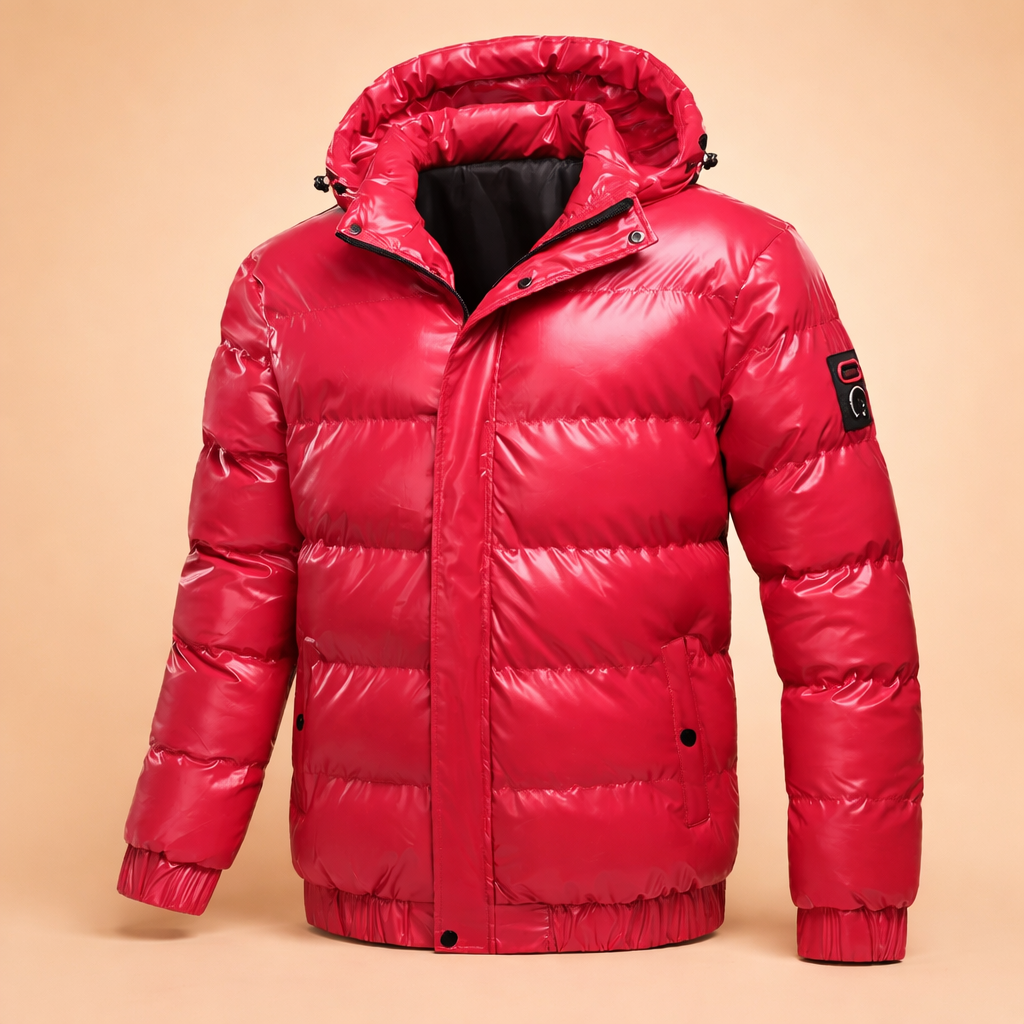 Lucian | Men's Quilted Hooded Jacket – Modern Urban Winter Style 5