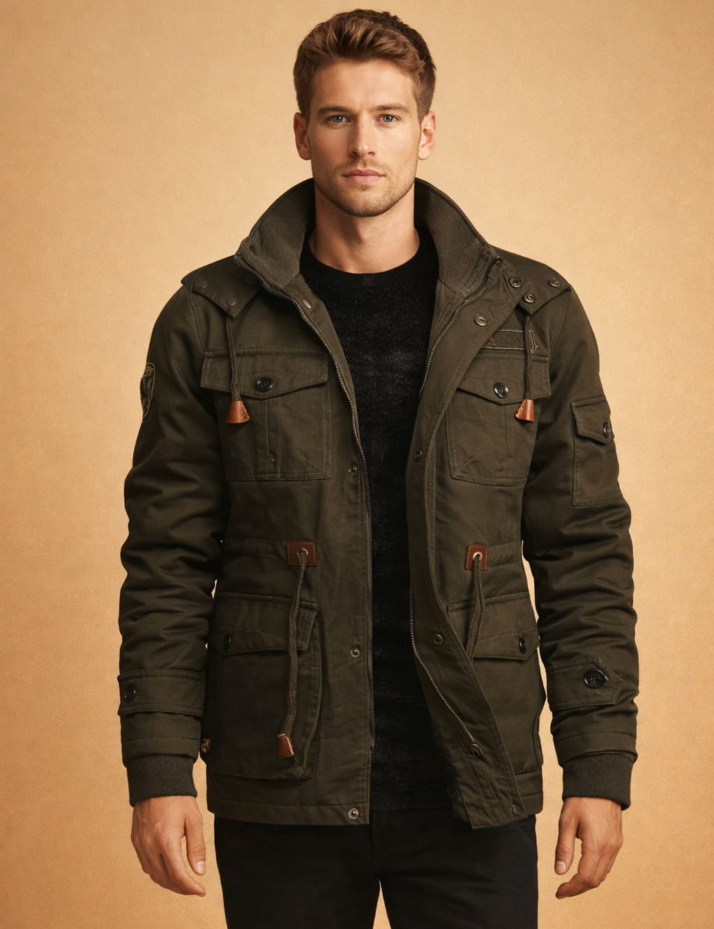 Lucjan | Men's urban-cut jacket with a functional design 0