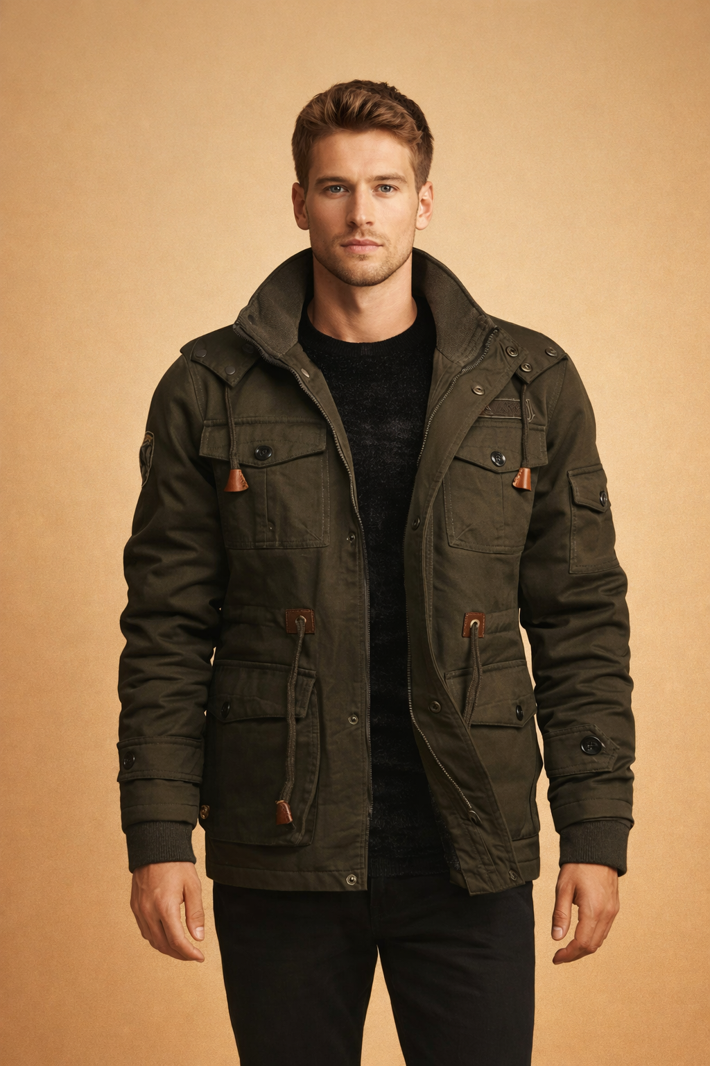 Lucjan | Men's urban-cut jacket with a functional design 0