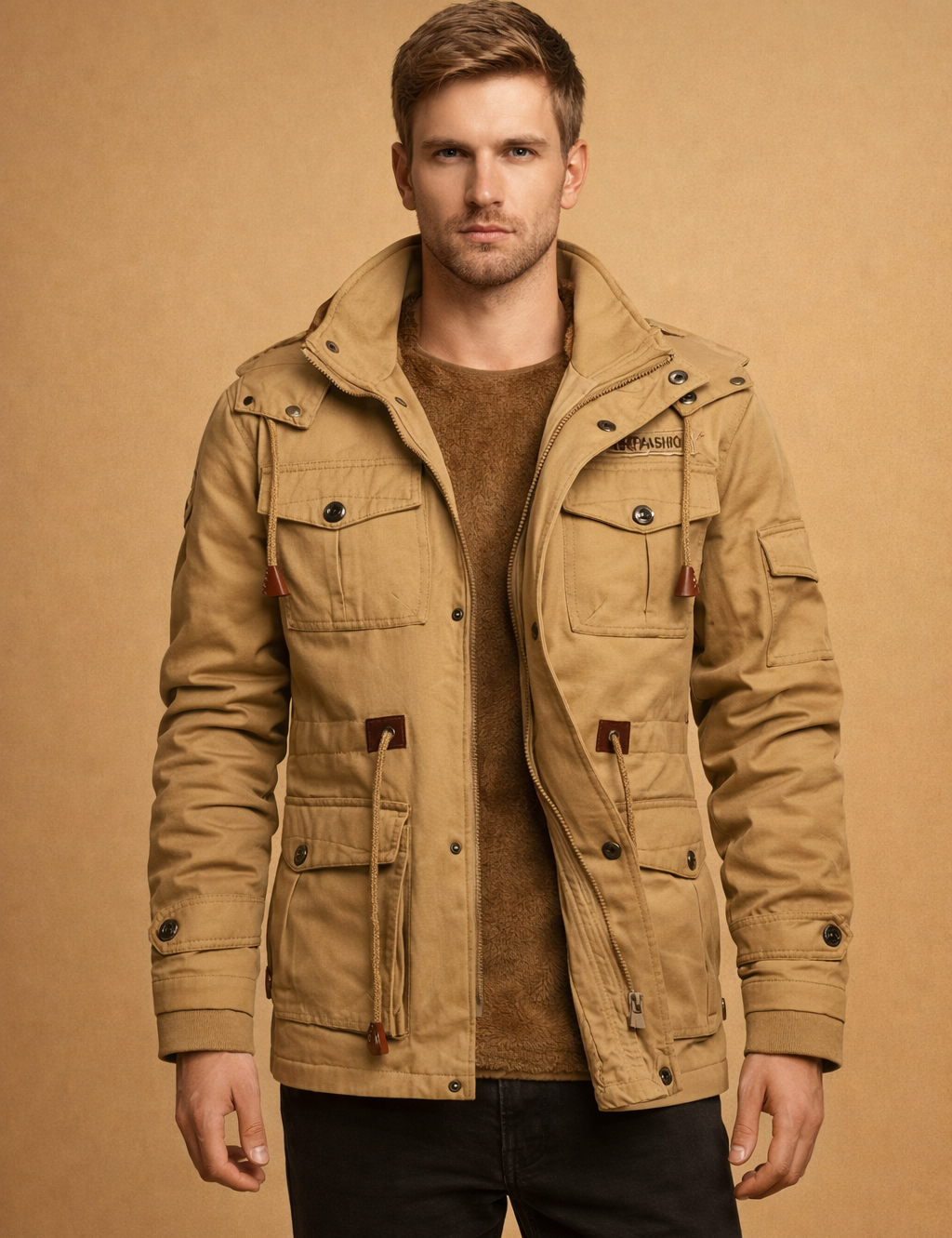 Lucjan | Men's urban-cut jacket with a functional design 1