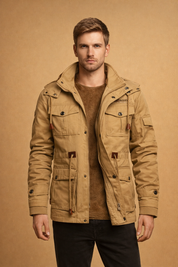 Lucjan | Men's urban-cut jacket with a functional design 1
